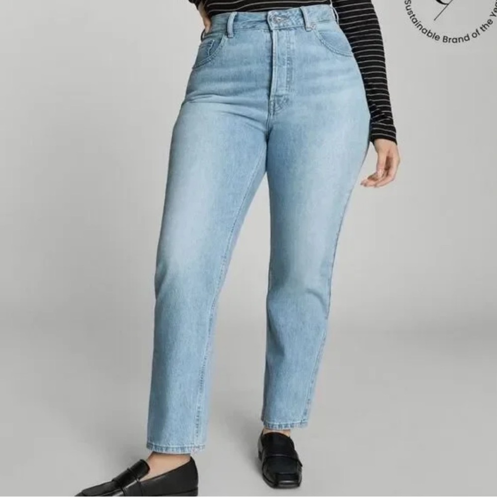 Everlane The Curvy 90s Cheeky Straight Jeans size 27 Ankle
